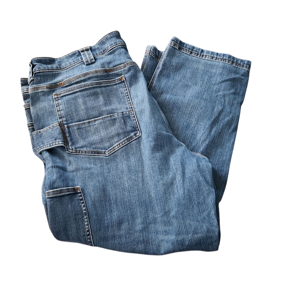 Duluth Mens 42x28 Ballroom Double Flex Carpenter Jeans - Picture 3 of 12
